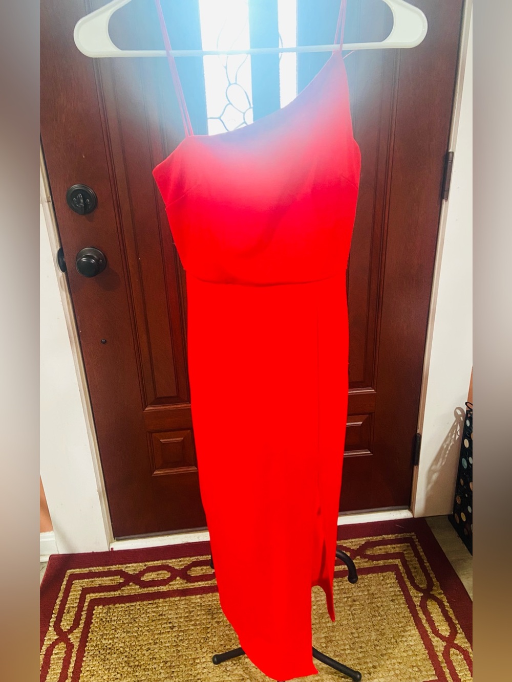 Princess Polly Red One-Shoulder Slip Dress